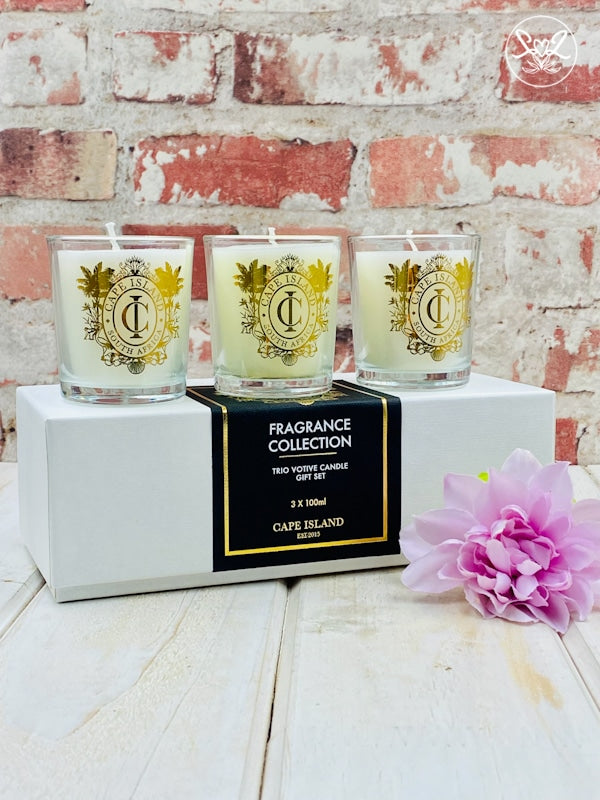 Cape Island Votive Candle Box Set