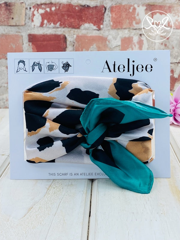 Ateljee Silky Square Scarfs - Animal