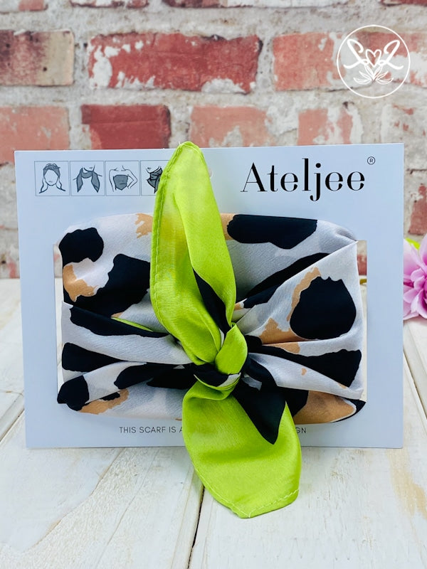 Ateljee Silky Square Scarfs - Animal