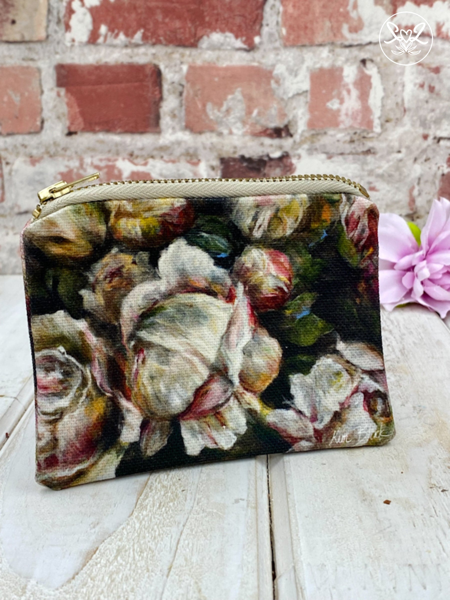 Ruthanne Peony Coin Purse