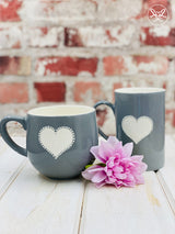 Urchin Art Viva Glam Grey Mugs