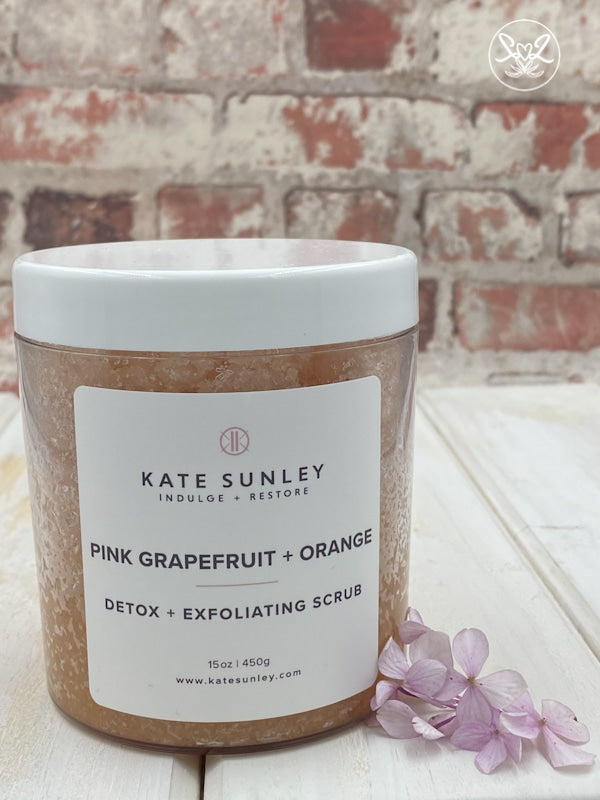 Kate Sunley Pink Grapefruit & Orange Exfoliating & Detox Scrub