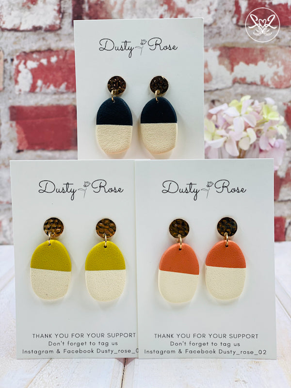 Short Dangle Earrings by Dusty Rose