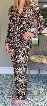 African Nights Long PJ Set