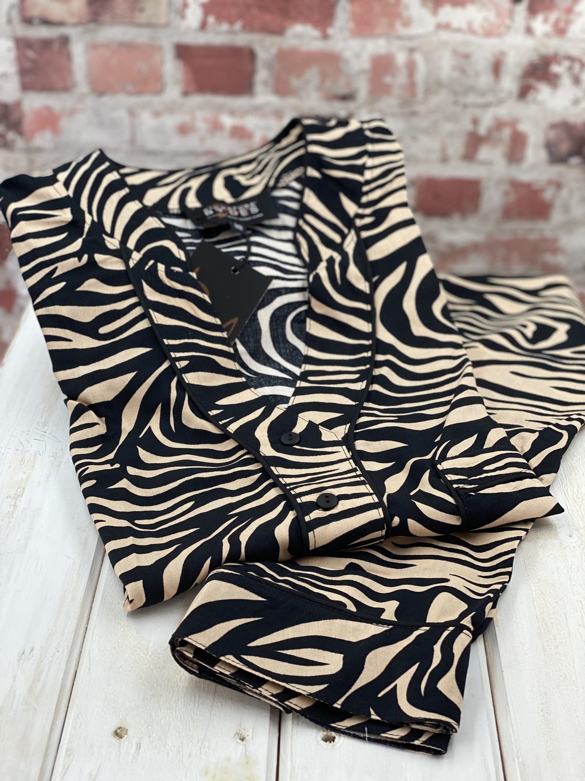 African Nights Long PJ Set