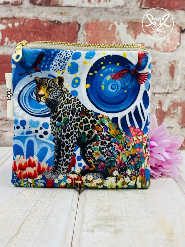 Hannah Claire Wild Leopard Blue Collection