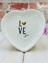 Urchin Art Gold Love Small Dish