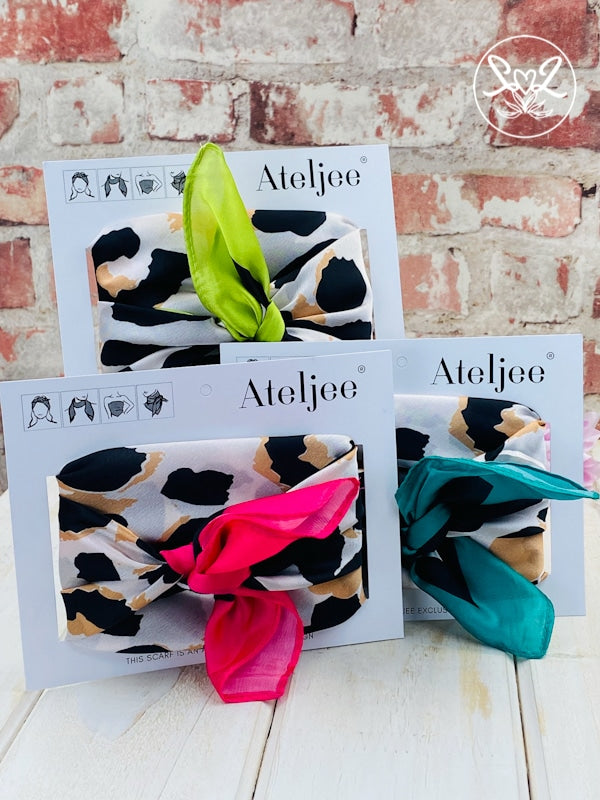 Ateljee Silky Square Scarfs - Animal