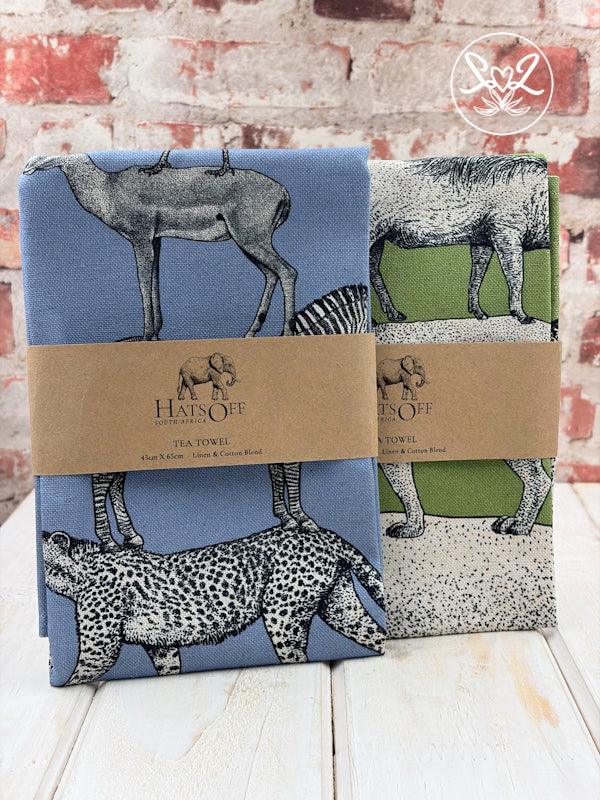 Animal Stack Tea Towel