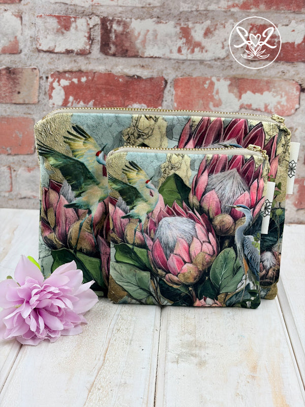 Hannah Claire Cranes & Proteas Collection