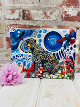 Hannah Claire Wild Leopard Blue Collection