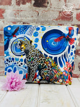 Hannah Claire Wild Leopard Blue Collection