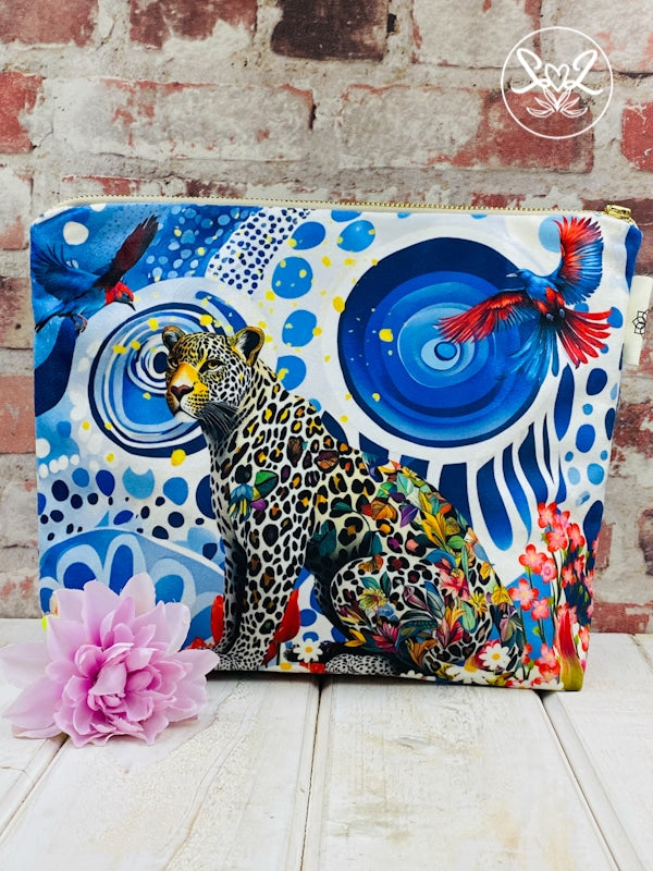 Hannah Claire Wild Leopard Blue Collection