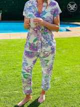 Lovely Lilacs Capri PJ Set