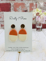 Short Dangle Earrings by Dusty Rose
