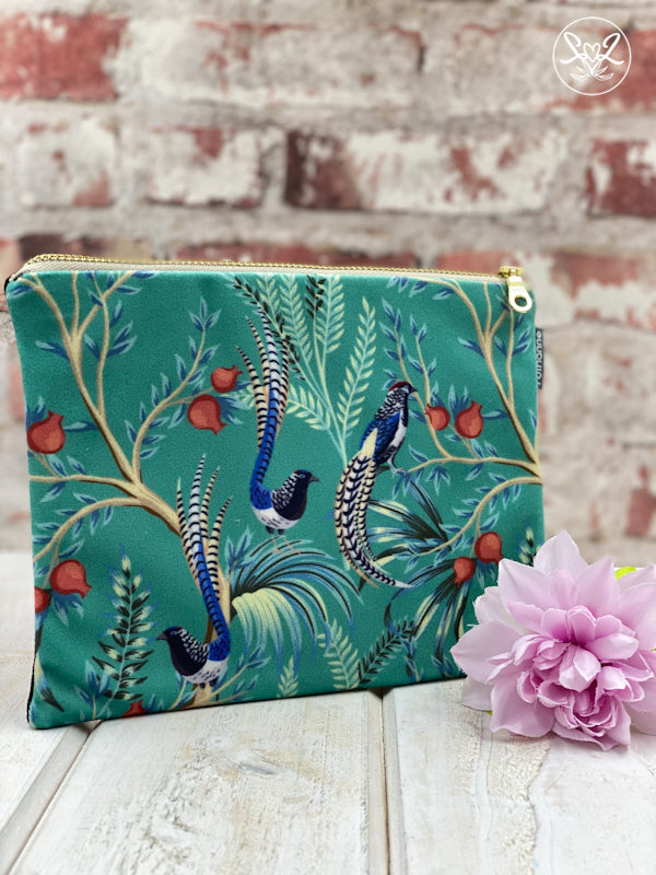 Ruthanne Collection - Janey Velvet Cosmetic Bag