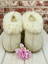 Sleek Sheepskin Slippers
