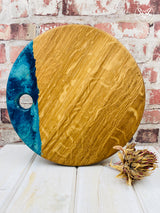 Kiewiet Oak & Resin Round Board