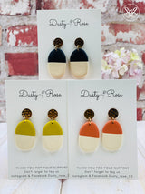 Short Dangle Earrings by Dusty Rose
