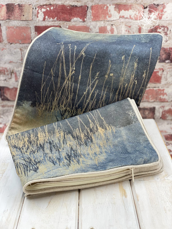 Threads That Bind Us 'Stormy Wetlands' Cushion Cover 60x40