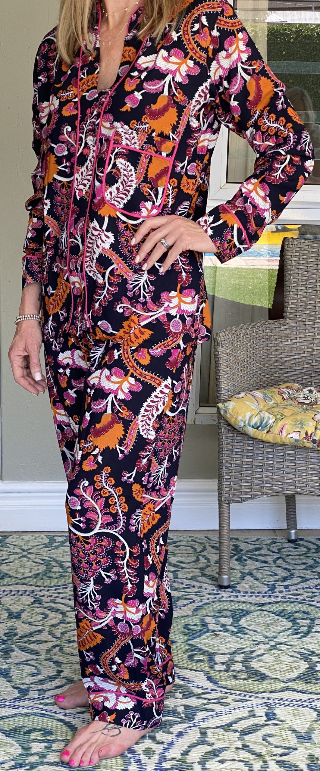 Exotic Nights Long PJ Set