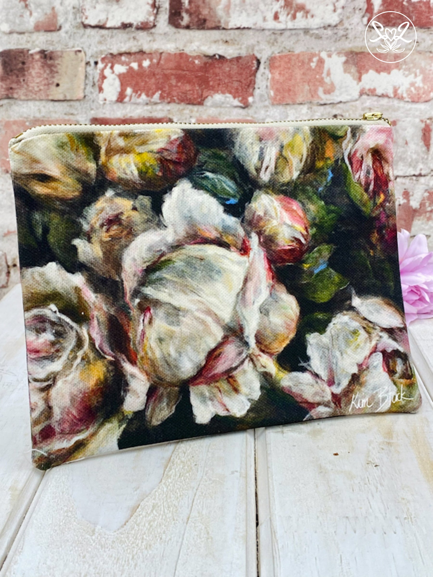 Ruthanne Peony Cosmetic Bag