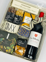 Red Wine & Snax Gift Box