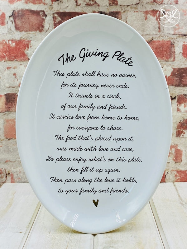 Urchin Art "The Giving Plate"