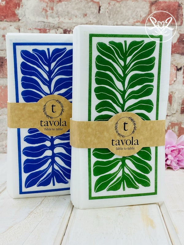 Tavola Leaf Slim Napkins