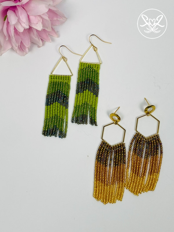 Usizo Africa Tassel Earrings