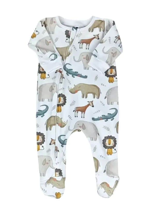 Baba Fishees L/Sleeve Footy Romper 3 Baba Fishees L/Sleeve Footy Romper - Image 3