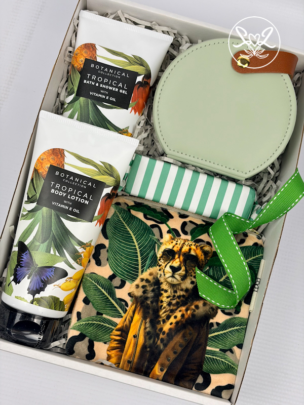 Cheetah In The Tropics Gift Box